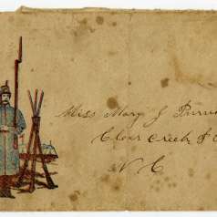Letter from Soldier with Illustrated Envelope