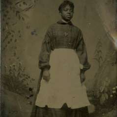 Tintype of an African American Woman