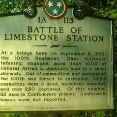 Battle of Limestone Station Historical Marker