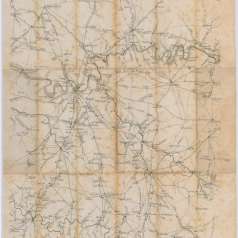 Cheatham Map of Nashville & Surrounds, ca 1861-1865